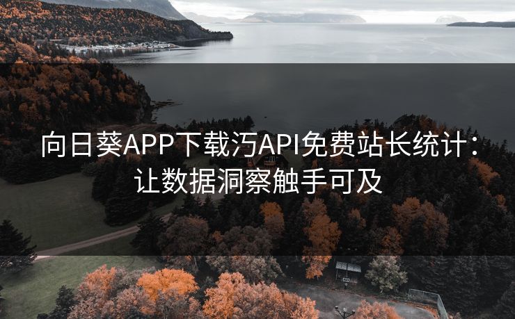 向日葵APP下载汅API免费站长统计：让数据洞察触手可及